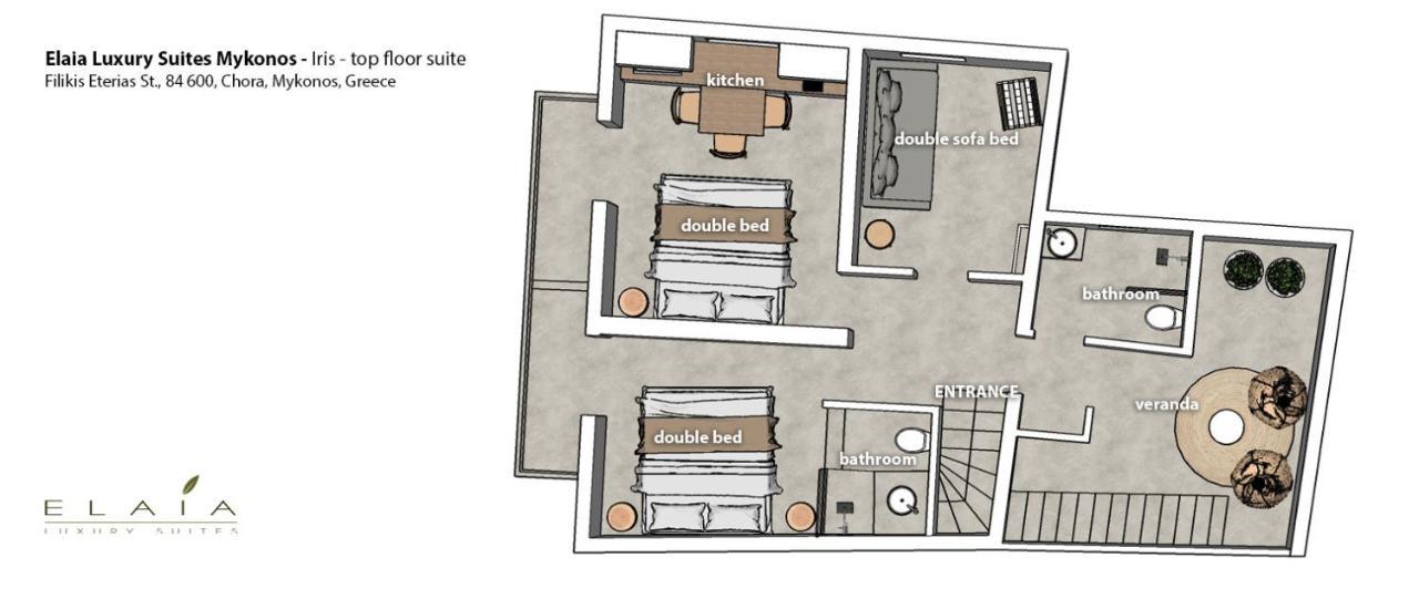 Elaia Luxury Suites Mykonos Mykonos Town Buitenkant foto